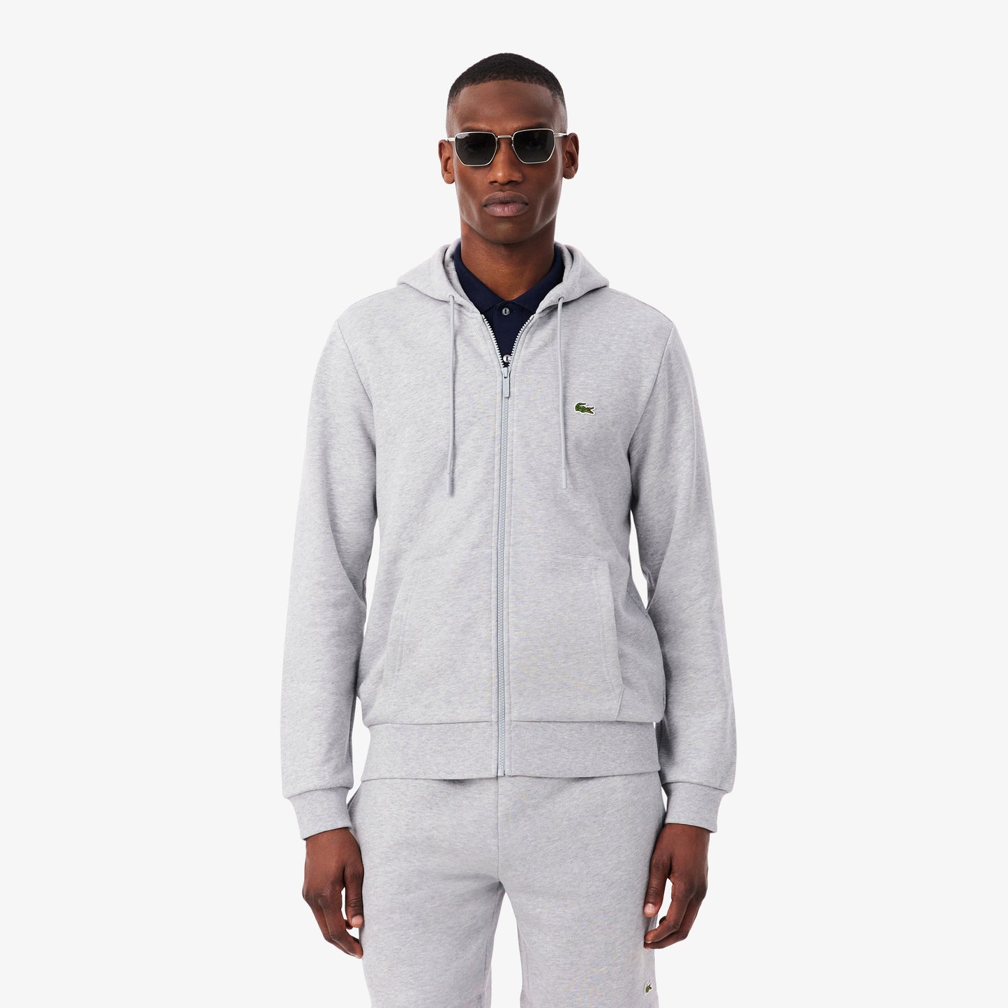 Sudadera De Lana Con Capucha Y Cremallera