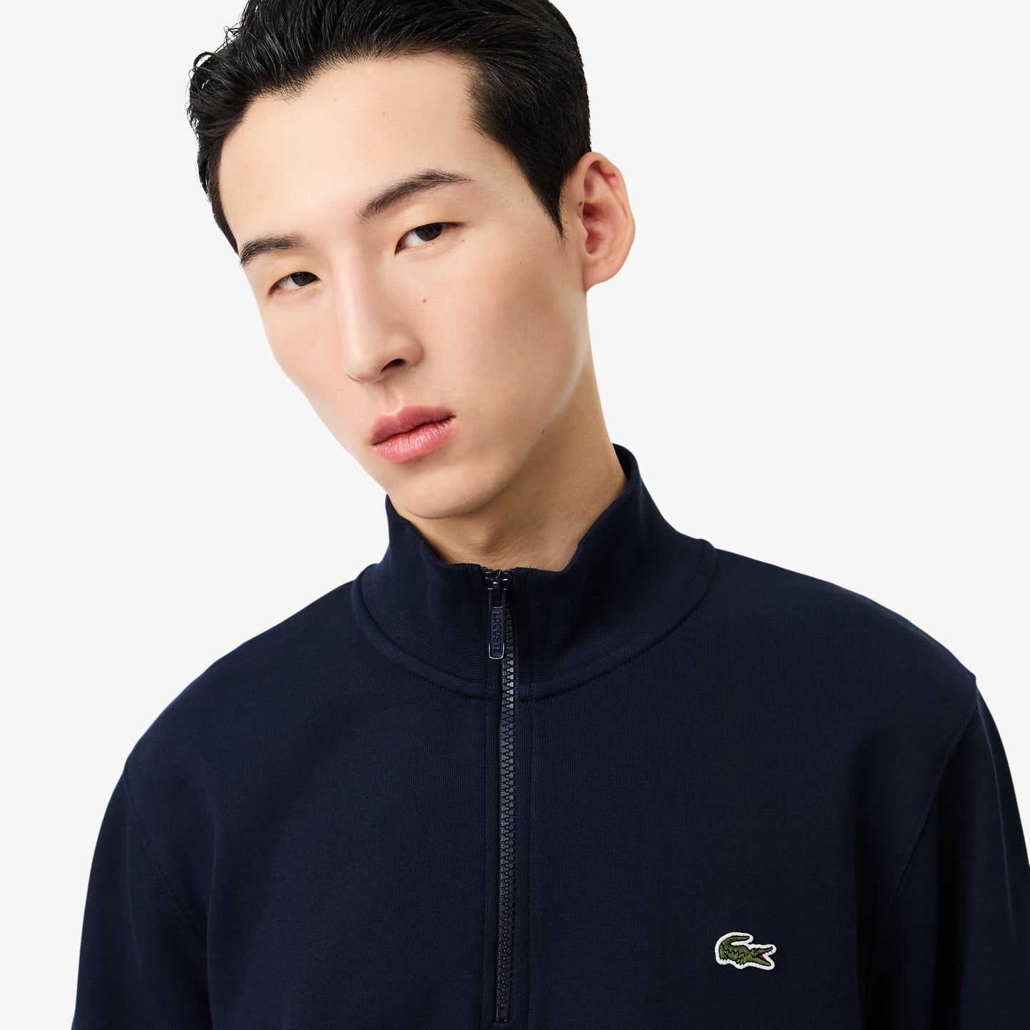 Sudadera Con Cuello Alto Y Cremallera