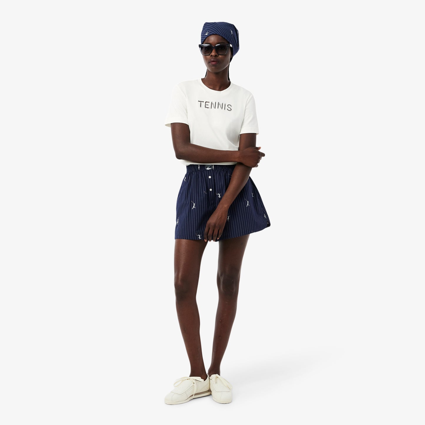Camiseta Con Bordado De Tenis