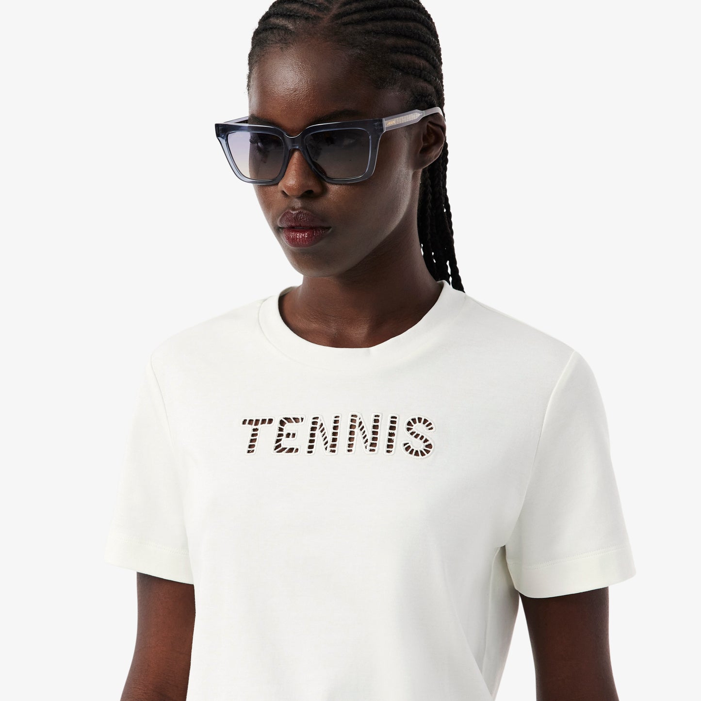 Camiseta Con Bordado De Tenis