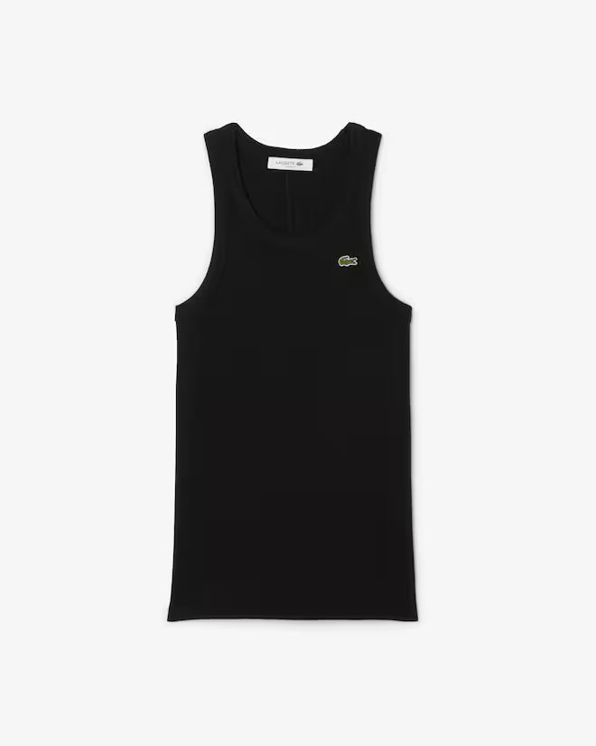 Camiseta Sin Mangas De Algodón Slim Fit