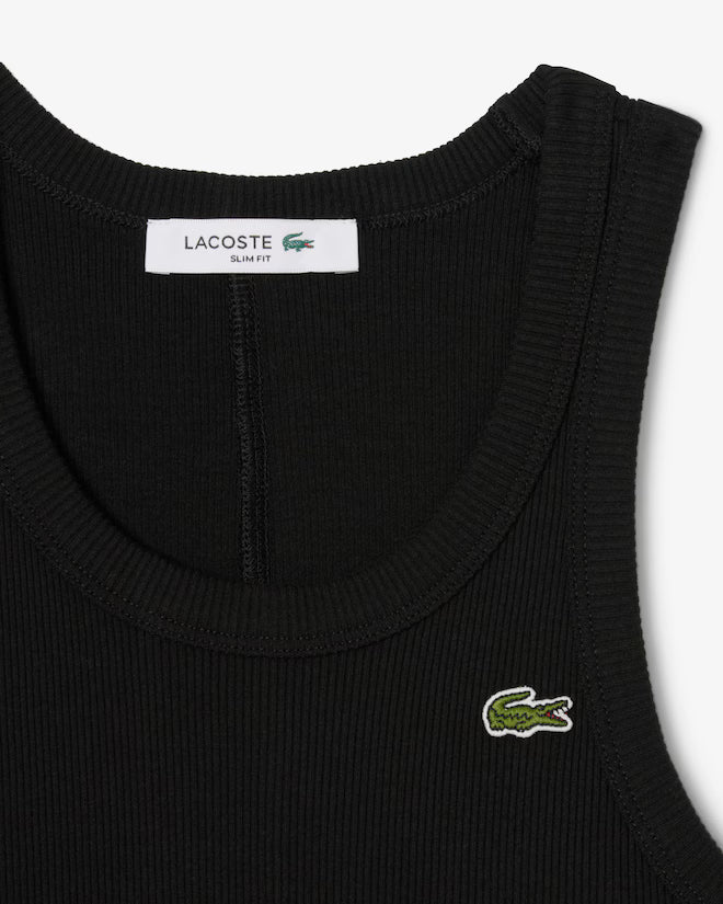 Camiseta Sin Mangas De Algodón Slim Fit