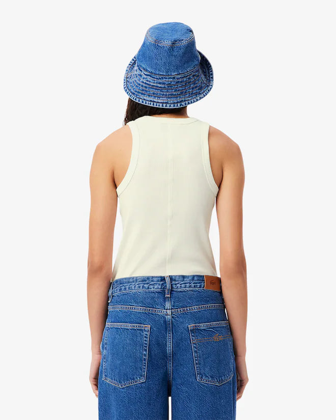 Camiseta Sin Mangas De Algodón Slim Fit