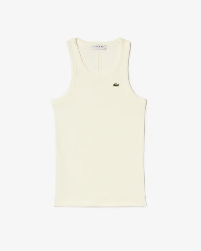 Camiseta Sin Mangas De Algodón Slim Fit