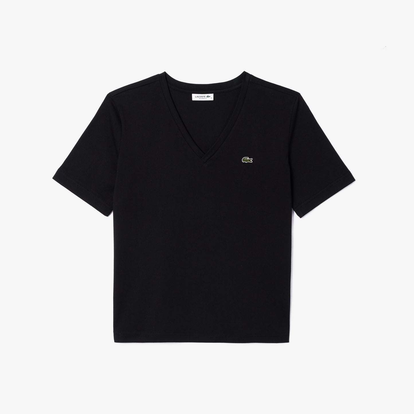 Camiseta De Algodón Suave Cuello En V Fit Relax