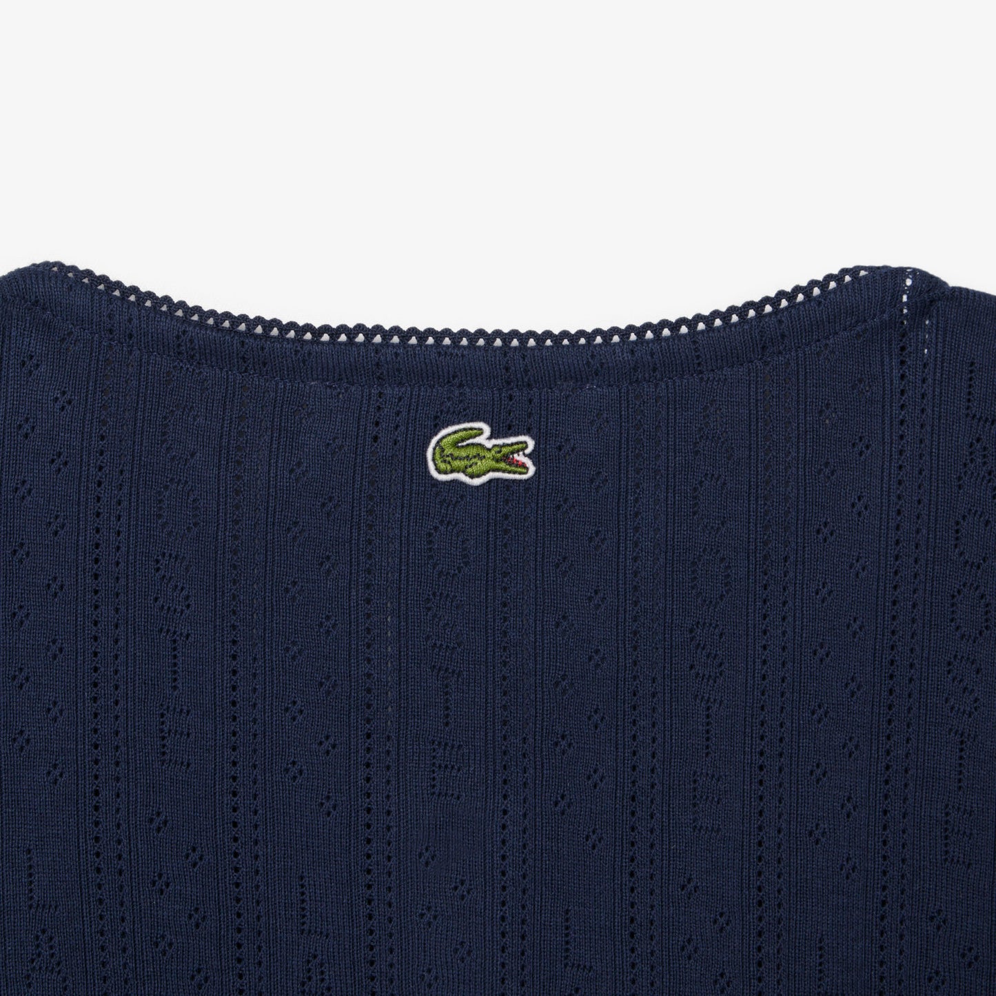 Chaqueta De Punto Pointelle De Corte Ajustado