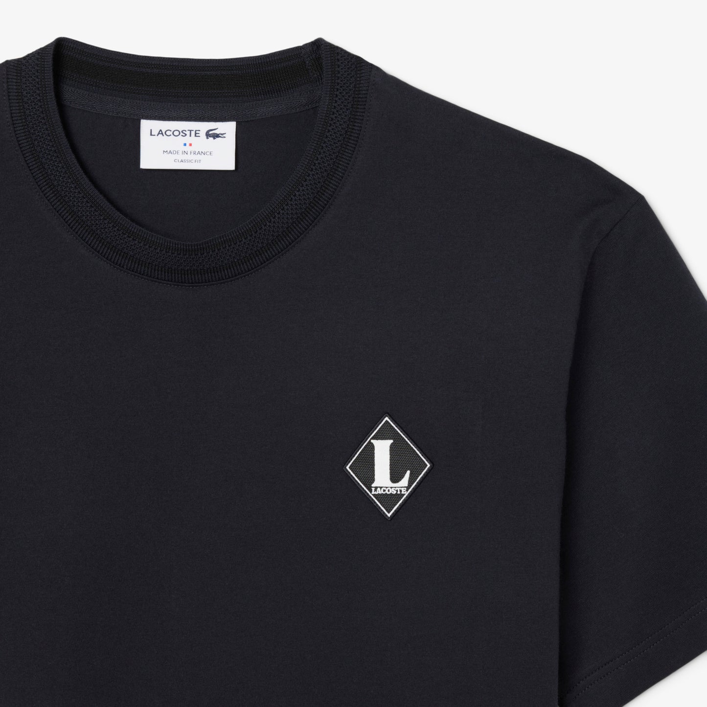 Camiseta Con Insignia En Contraste Fabricada En Francia