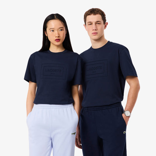 Camiseta De Algodón Grueso Bordado