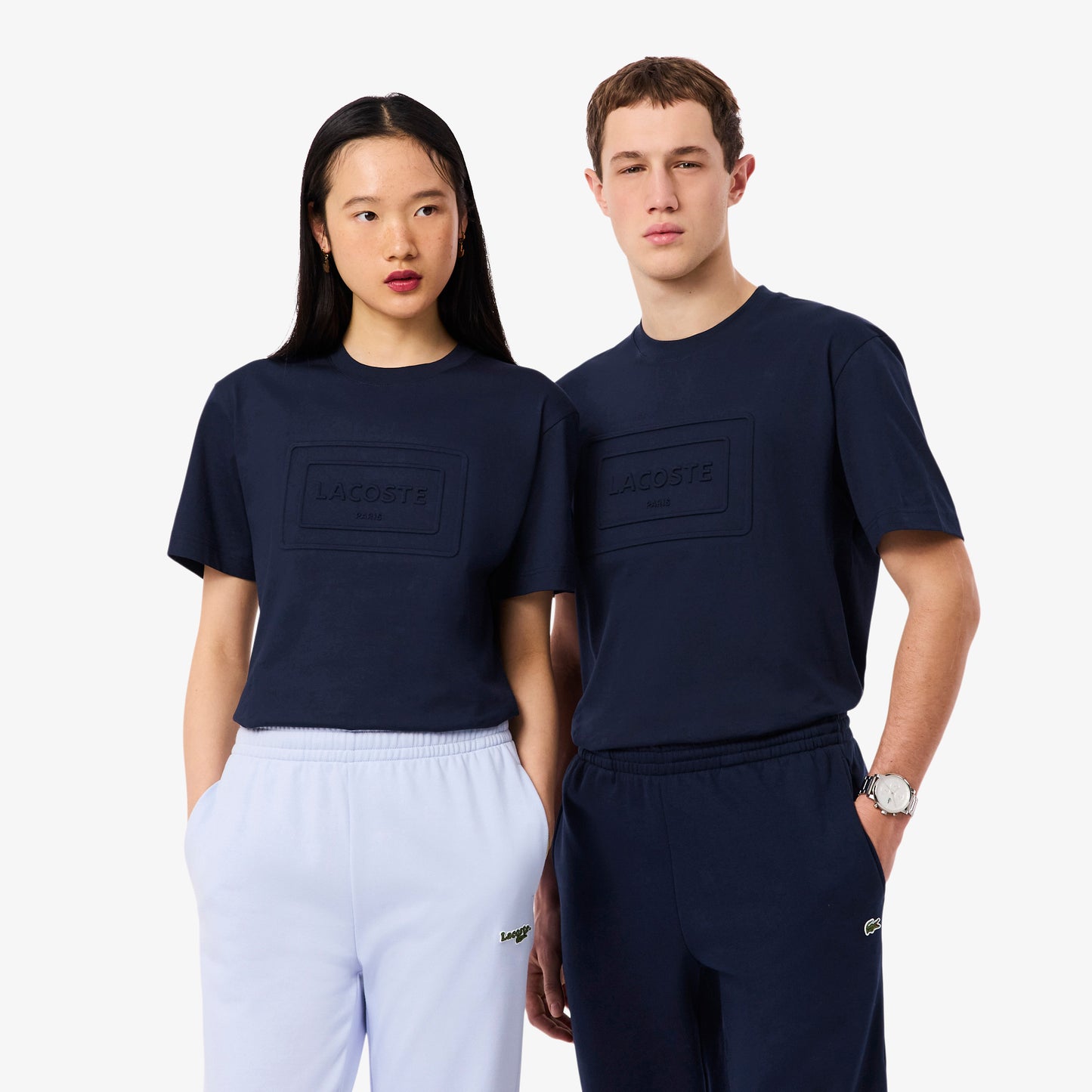 Camiseta De Algodón Grueso Bordado