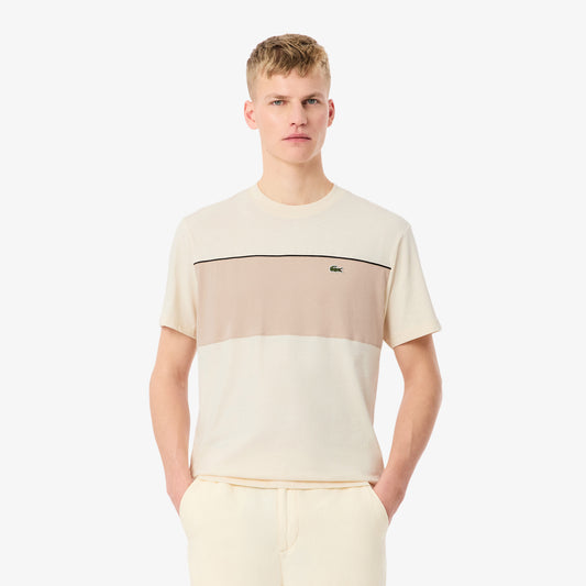 Camiseta De Algodón Con Bloques De Color