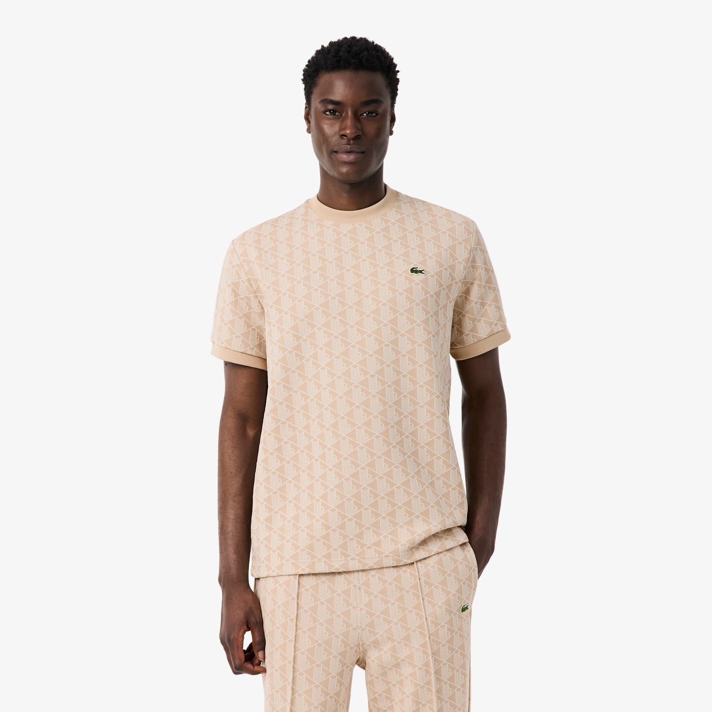 Camiseta De Jacquard Con Monograma