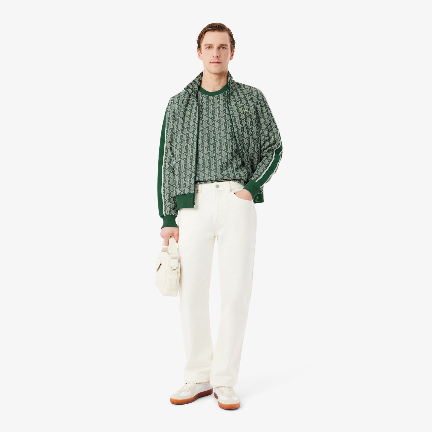 Camiseta De Jacquard Con Monograma