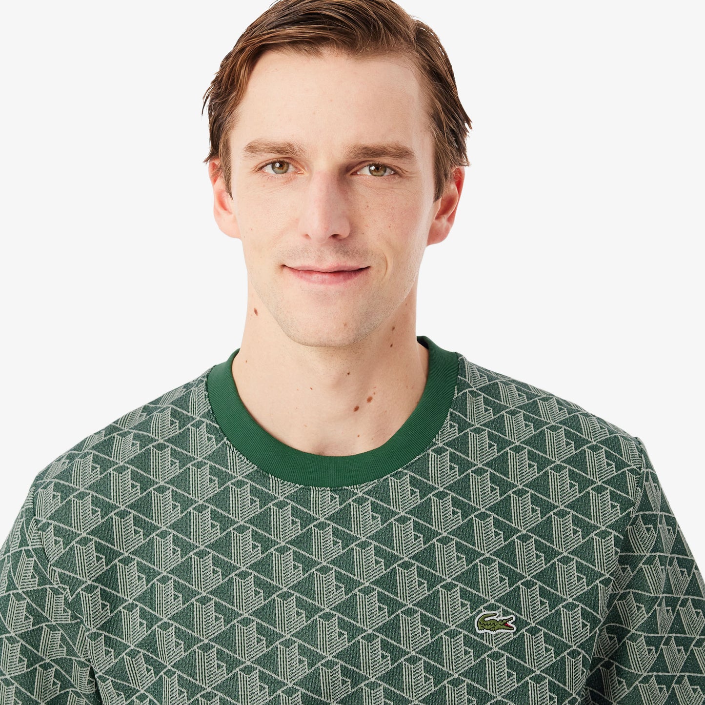 Camiseta De Jacquard Con Monograma