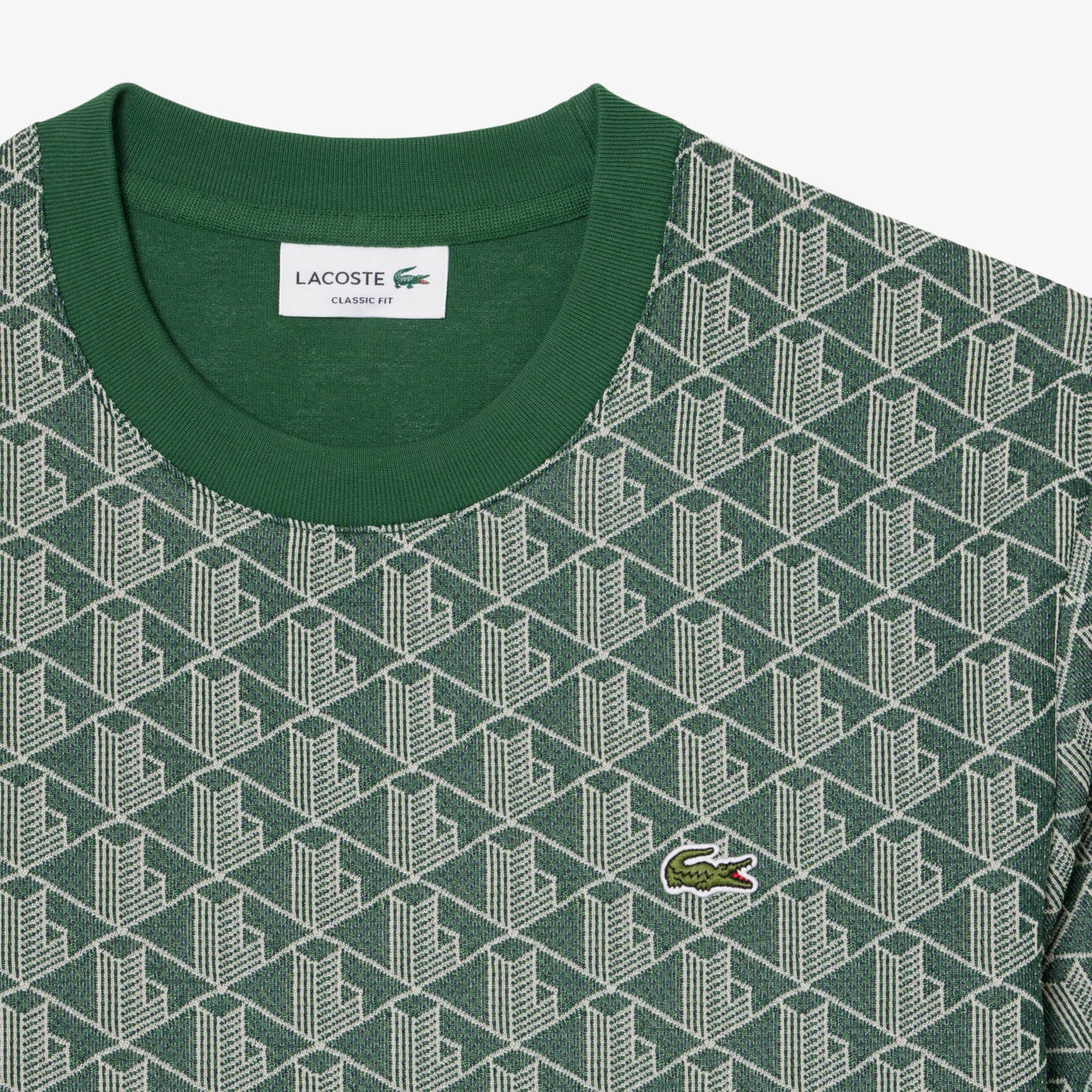 Camiseta De Jacquard Con Monograma