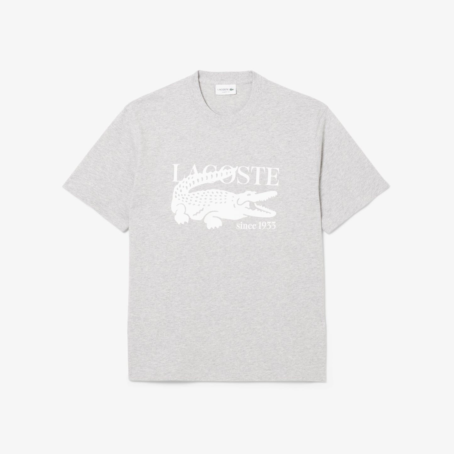 Camiseta De Algodón De Fit Clásico Con Estampado