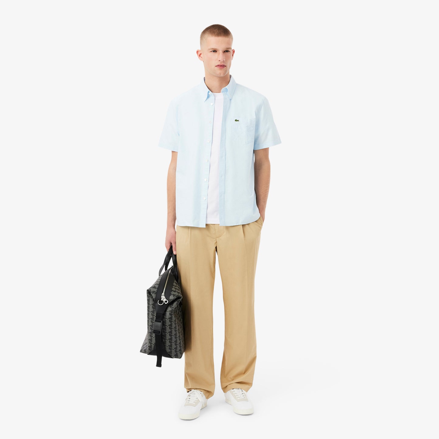 Camiseta De Algodón Con Bolsillo