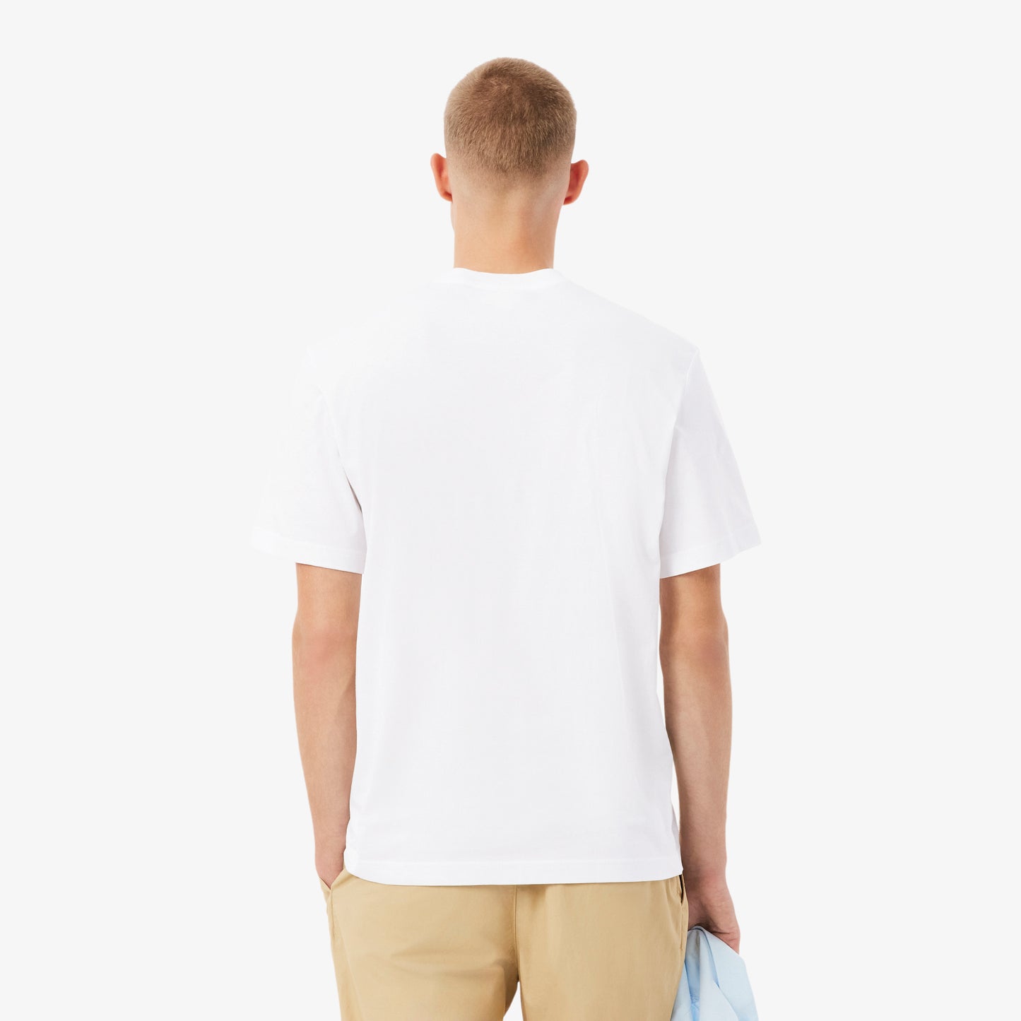 Camiseta De Algodón Con Bolsillo