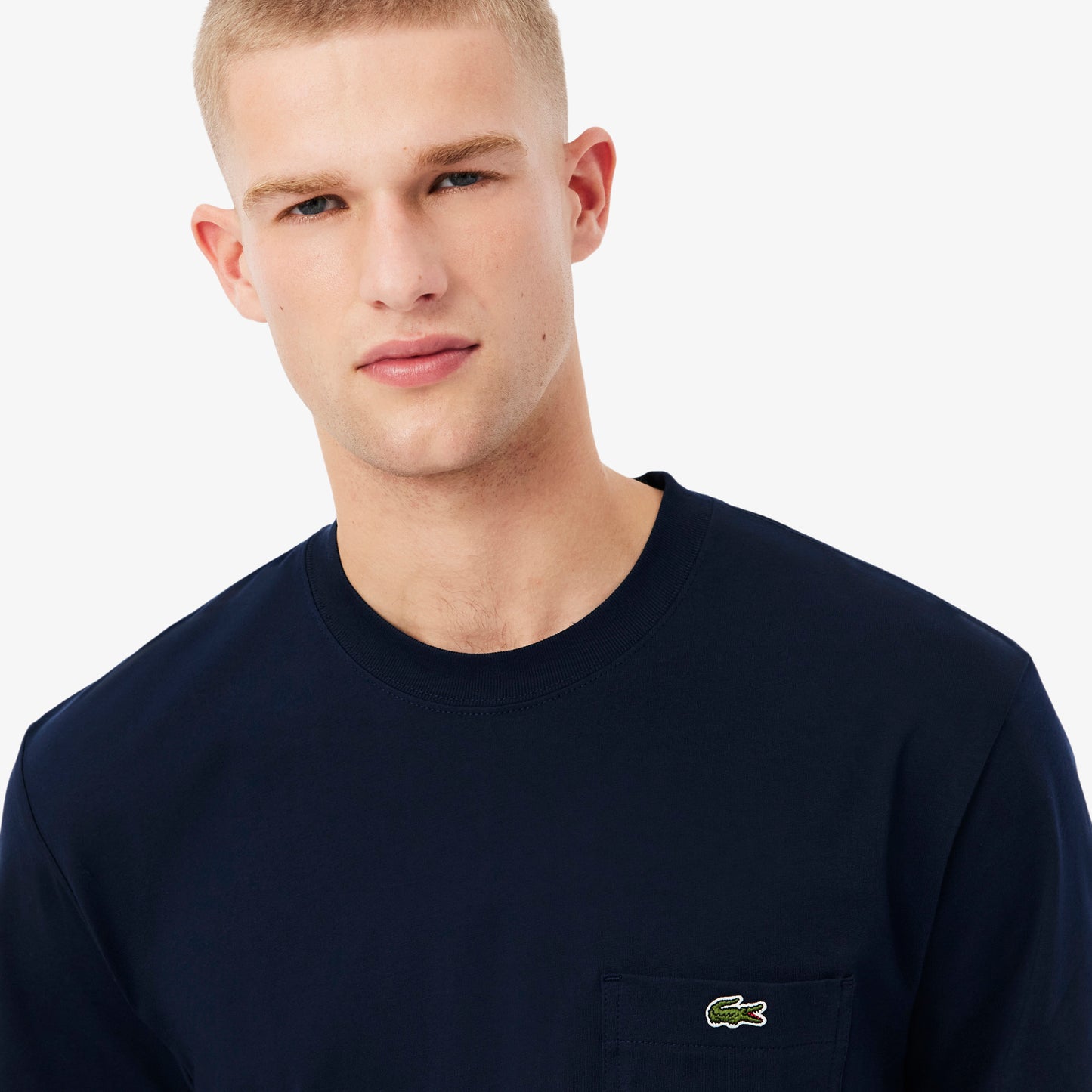 Camiseta De Algodón Con Bolsillo