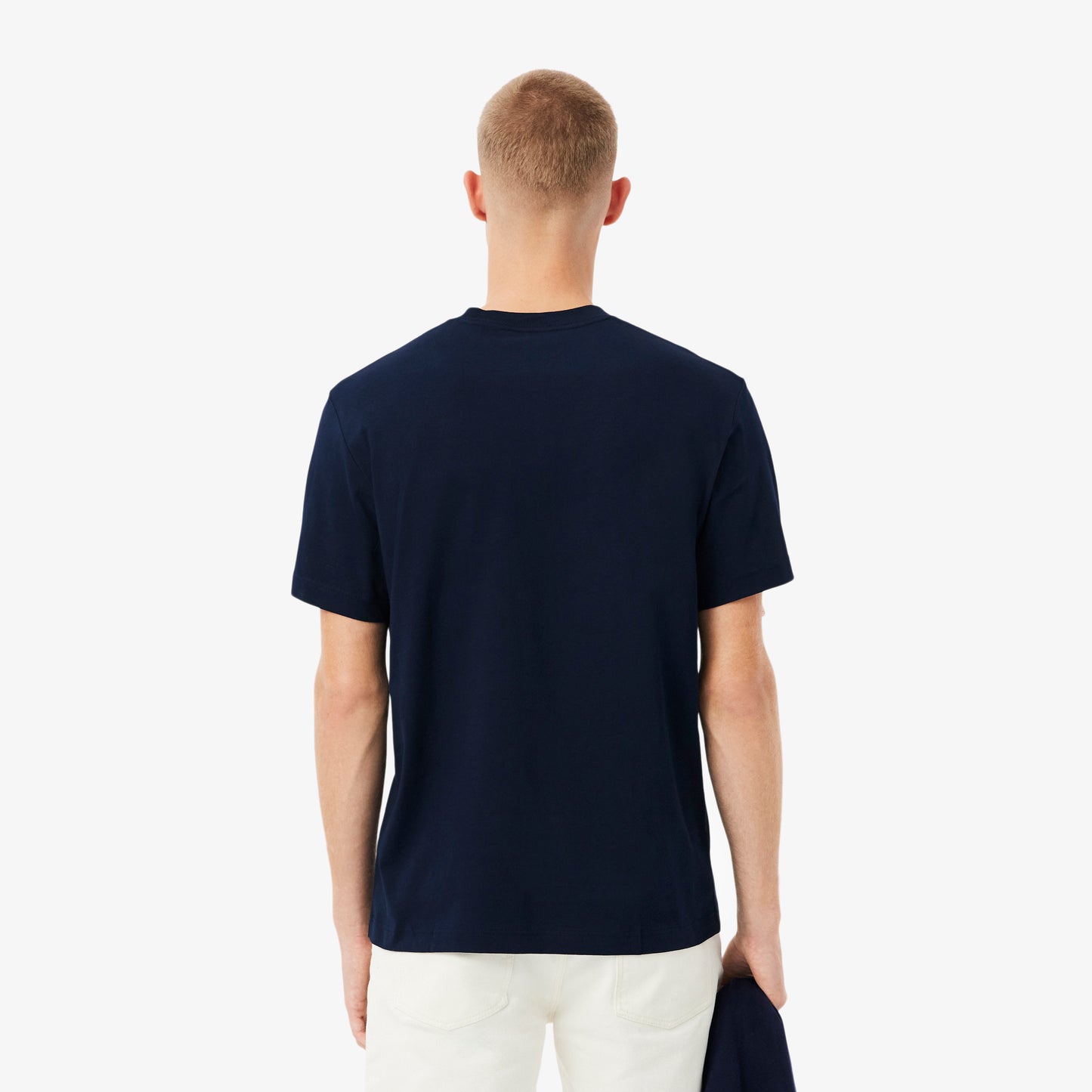 Camiseta De Algodón Con Bolsillo