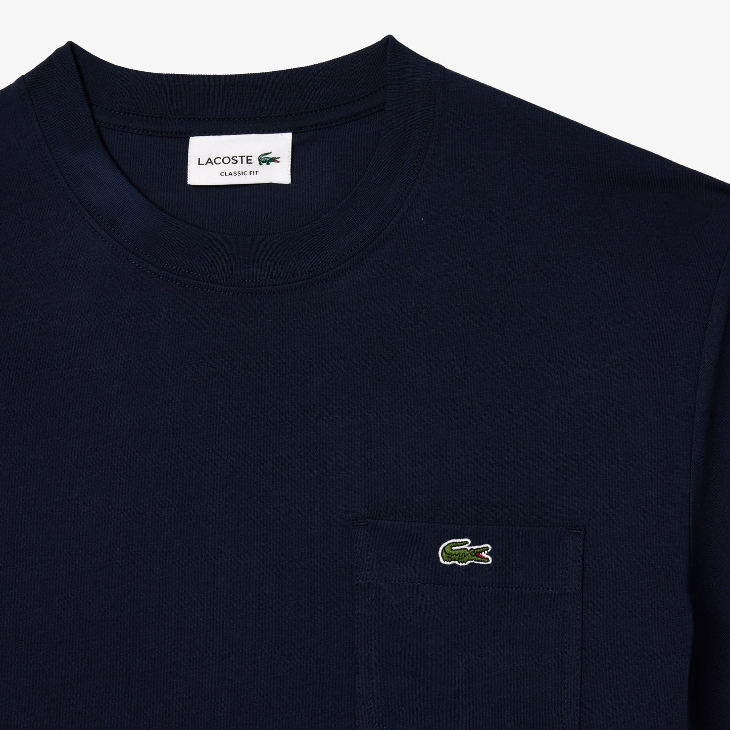 Camiseta De Algodón Con Bolsillo