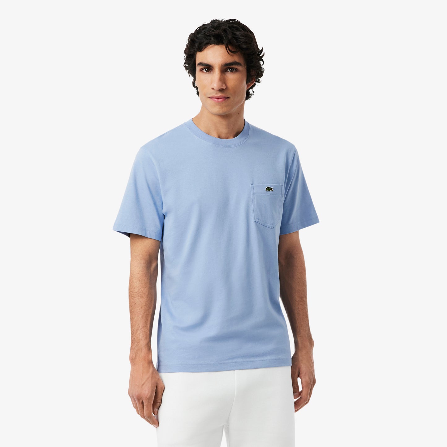 Camiseta De Algodón Con Bolsillo