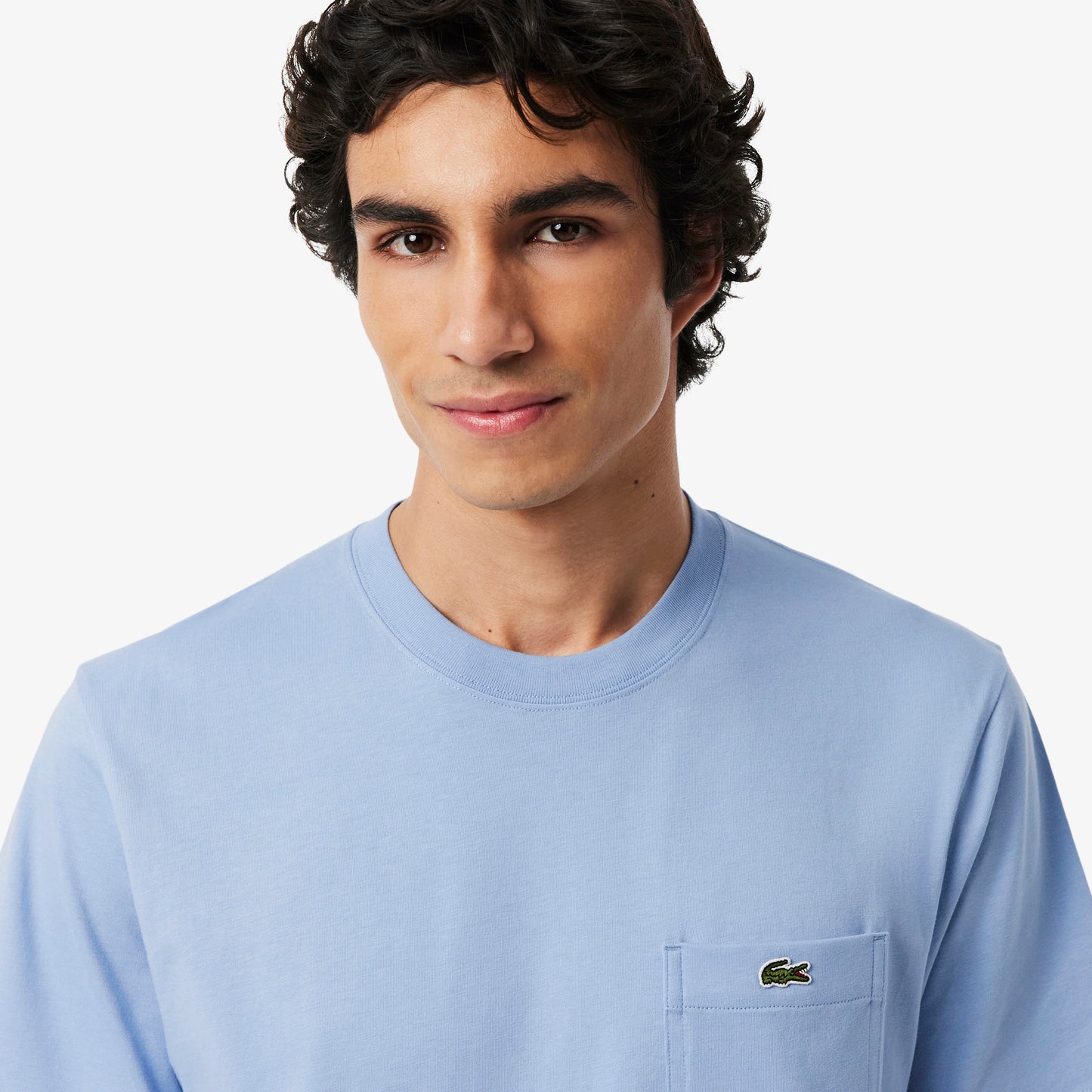 Camiseta De Algodón Con Bolsillo