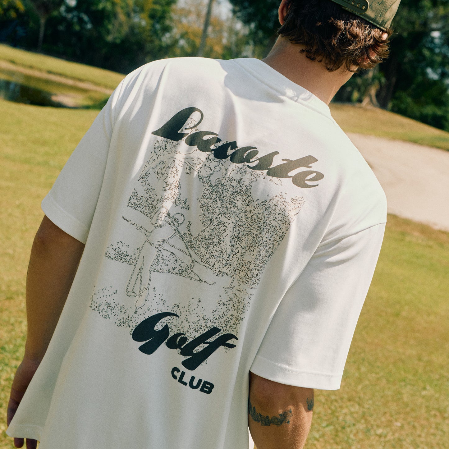 Camiseta De Golf Estampada Fit Relax