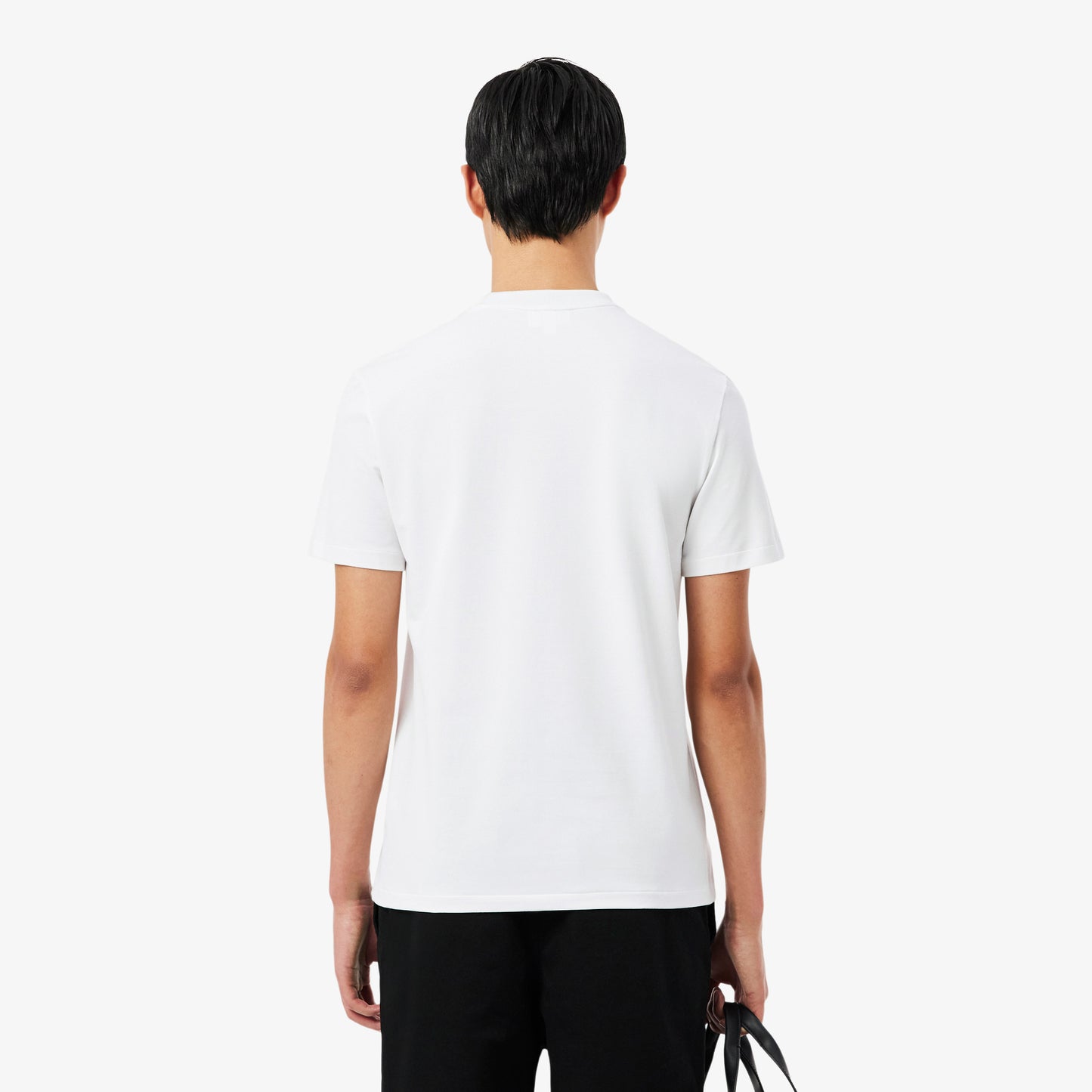 Camiseta De Piqué Con Detalles De Marca De Jacquard