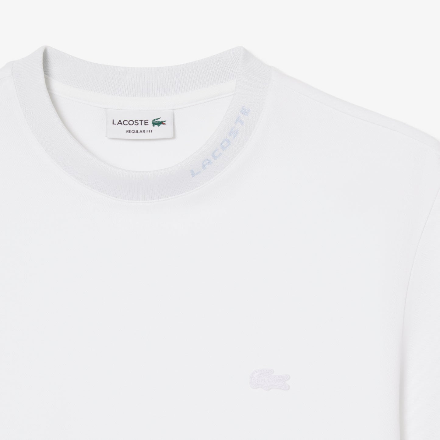 Camiseta De Piqué Con Detalles De Marca De Jacquard