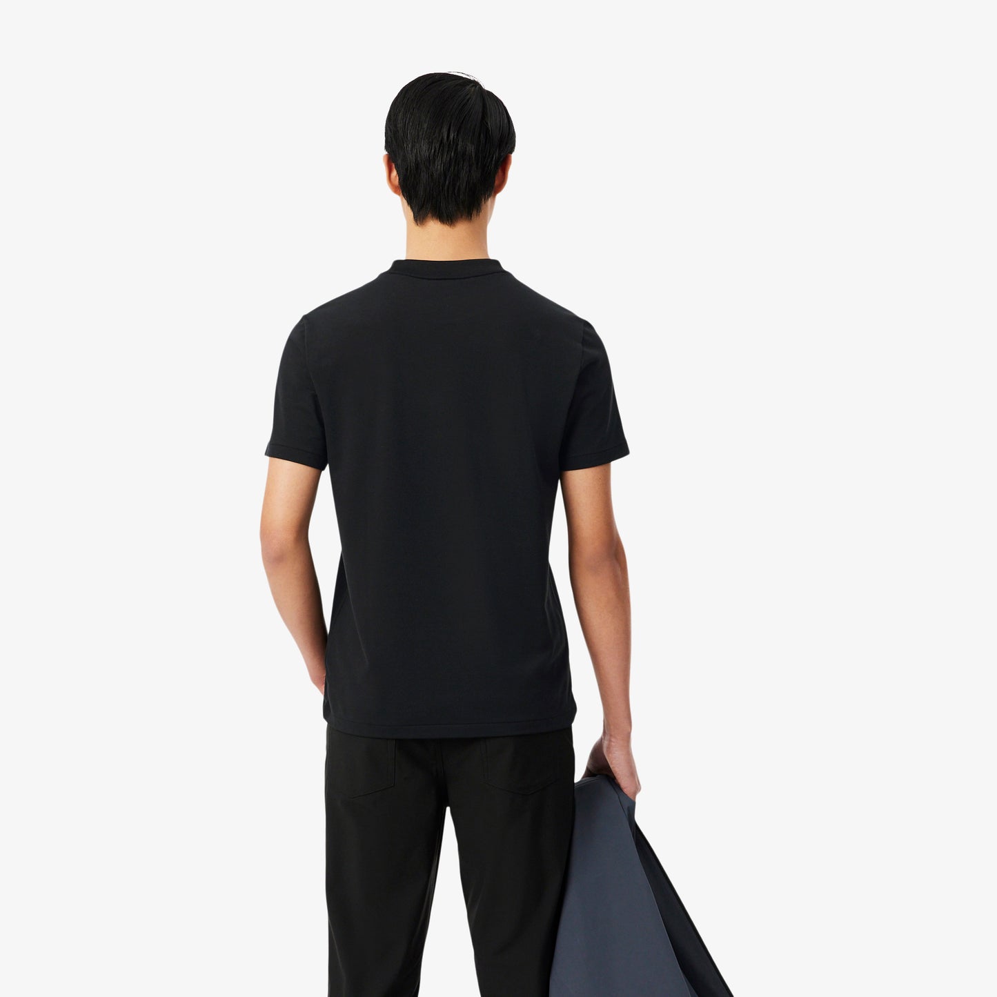 Camiseta De Piqué Con Detalles De Marca De Jacquard