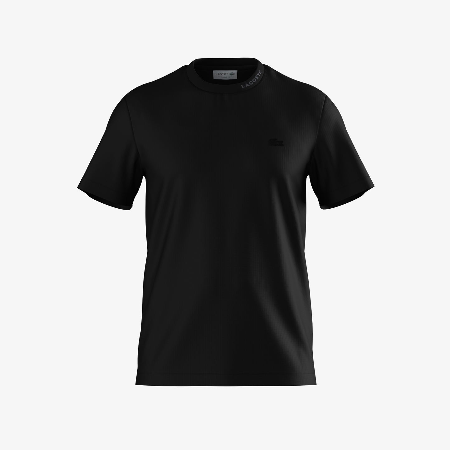 Camiseta De Piqué Con Detalles De Marca De Jacquard