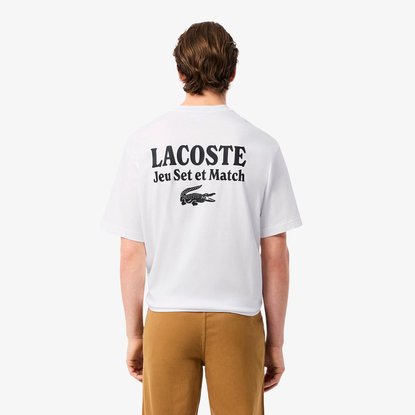 Camiseta De Algodón Pesado Oversized Estampada
