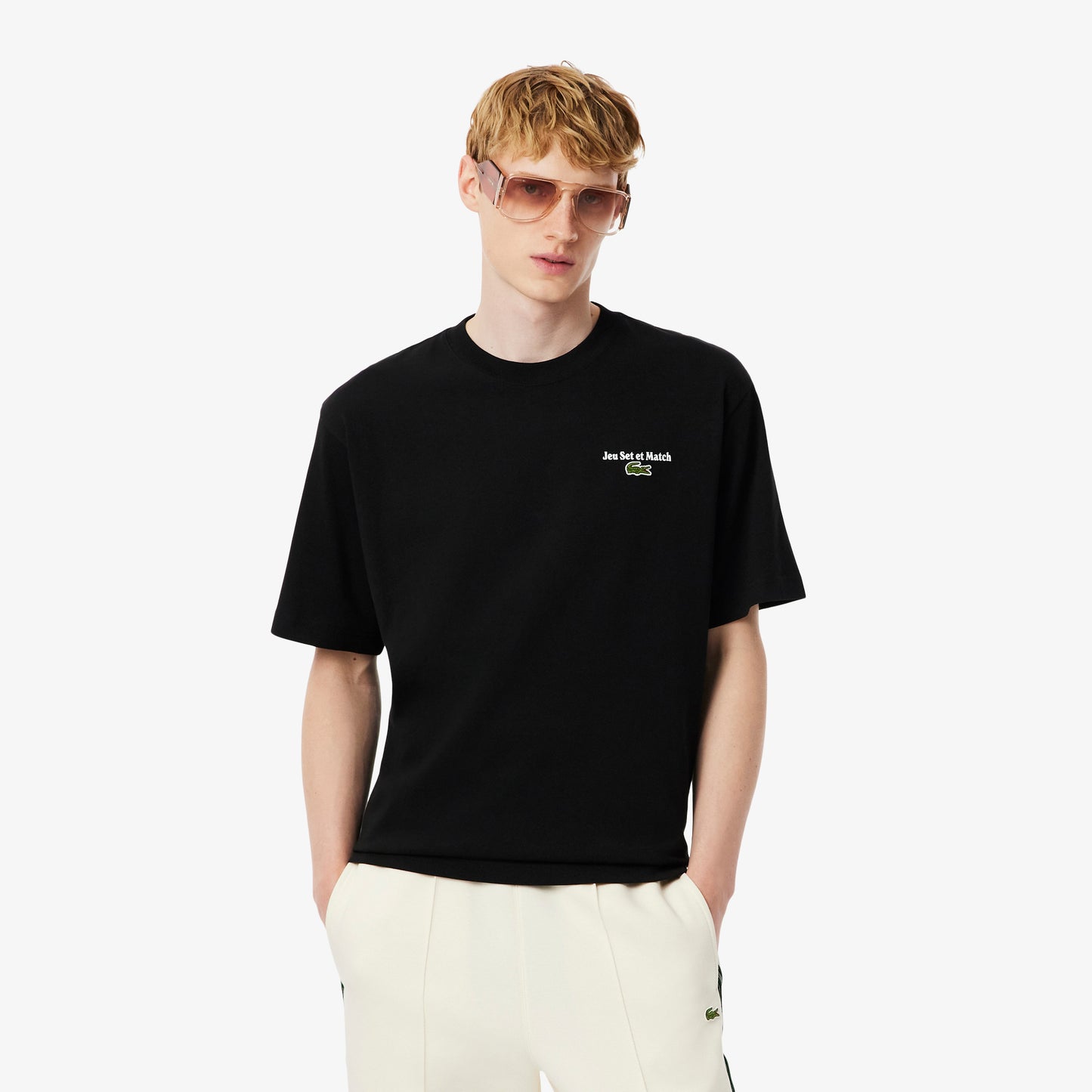 Camiseta De Algodón Pesado Oversized Estampada