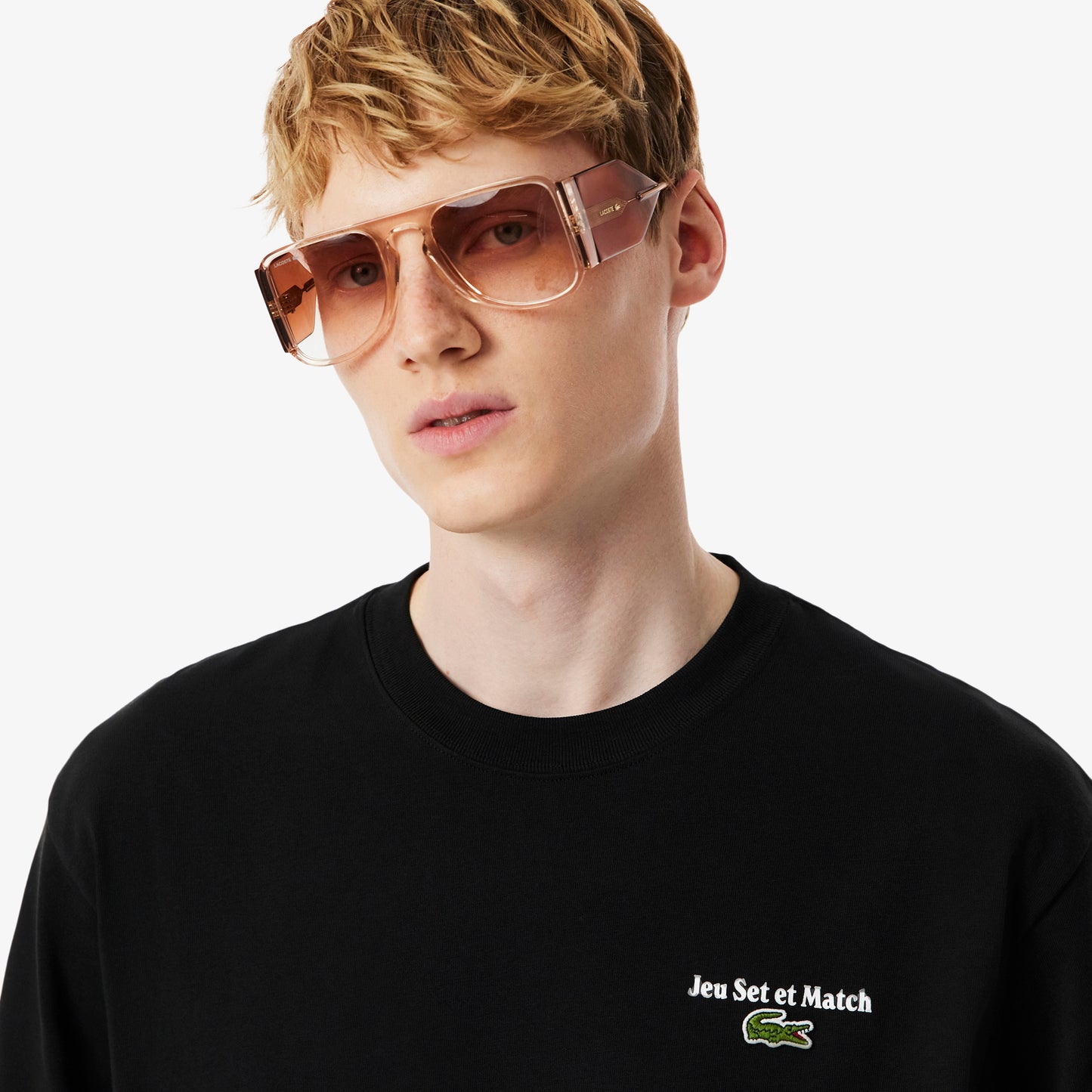 Camiseta De Algodón Pesado Oversized Estampada