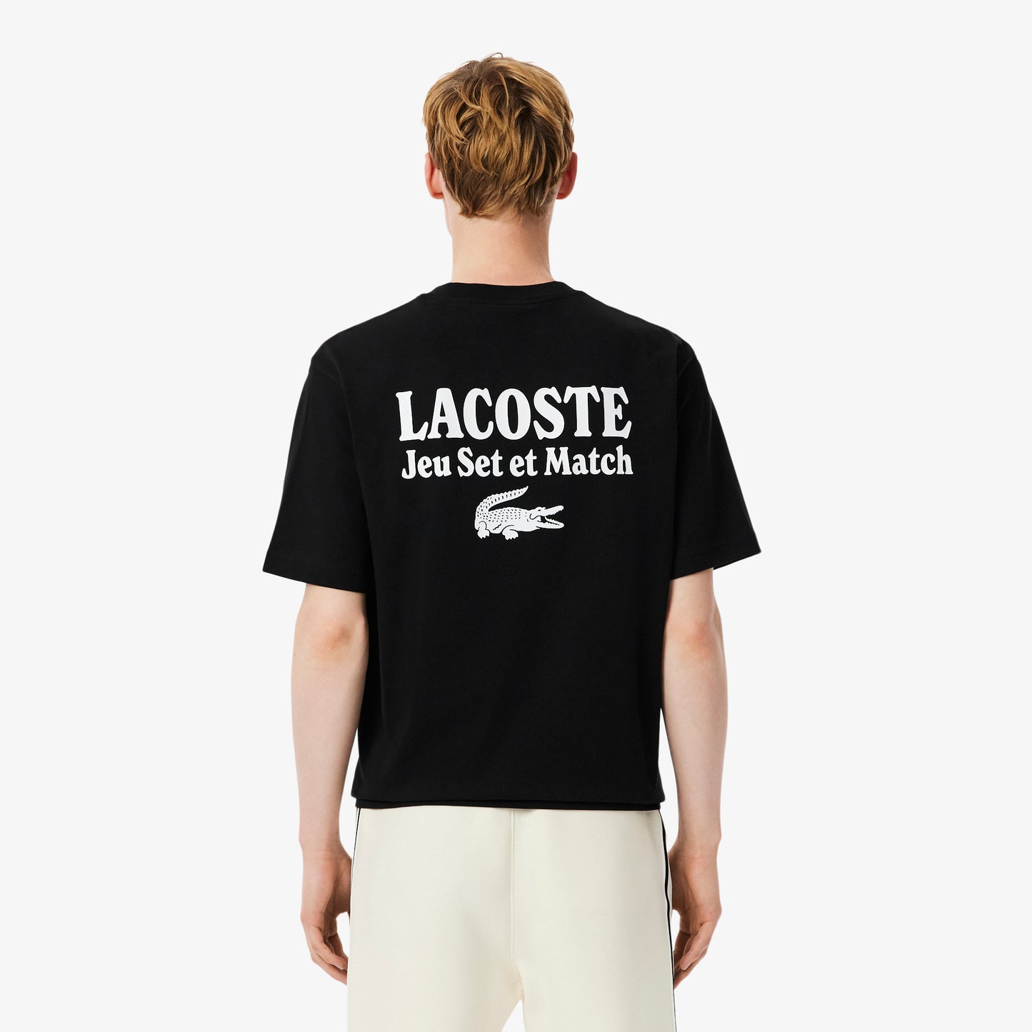 Camiseta De Algodón Pesado Oversized Estampada