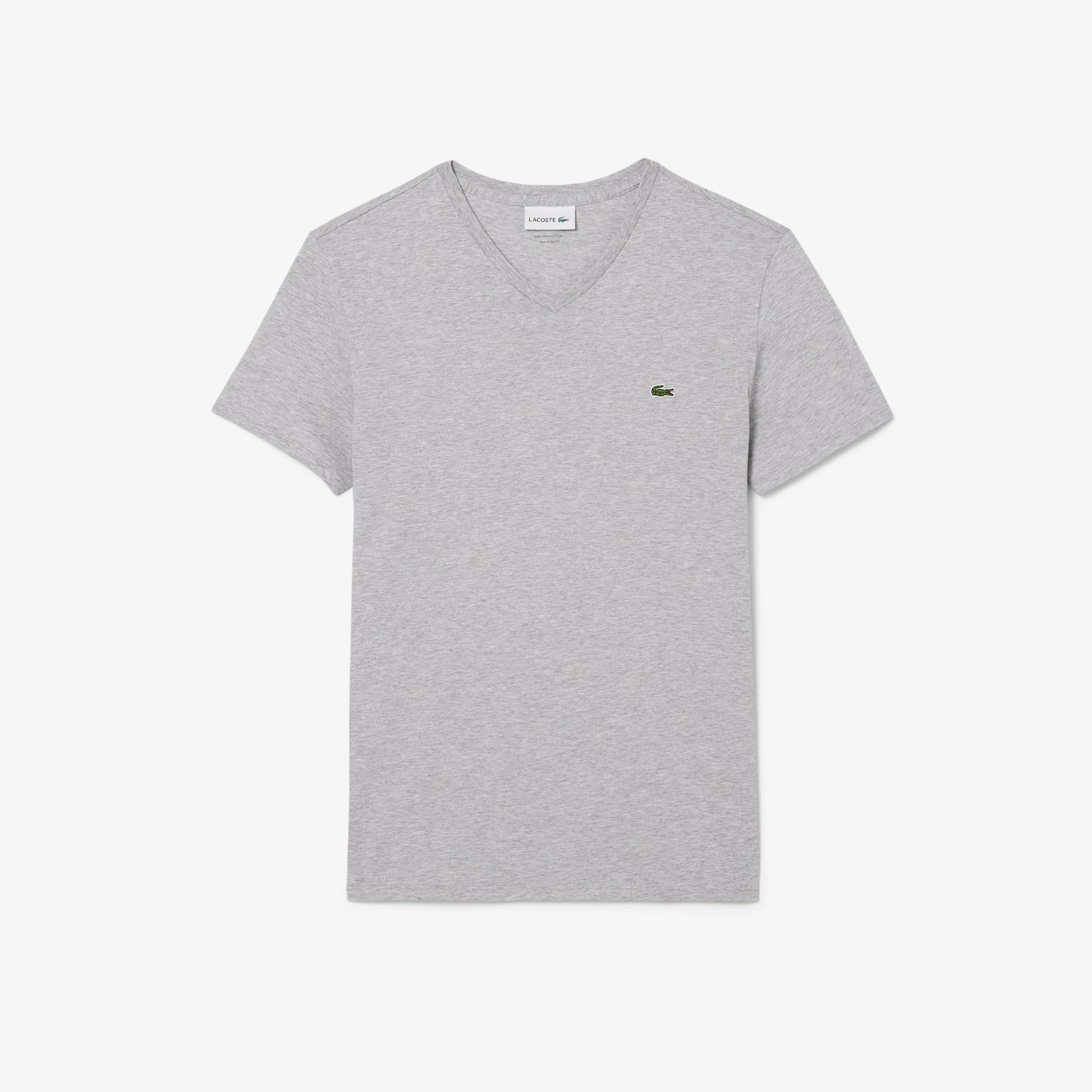 Camiseta De Algodón Pima Con Cuello En V
