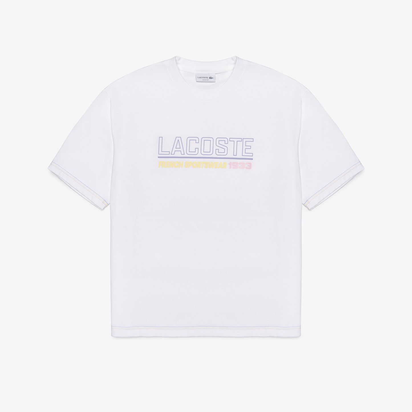 Camiseta De Manga Corta Holgada Para Hombre En Jersey De Algodón