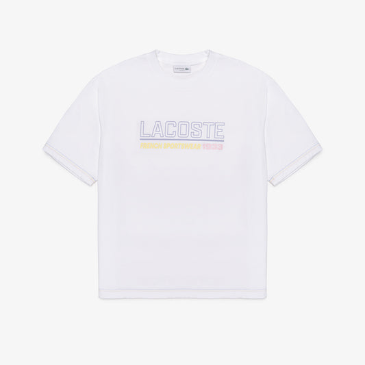 Camiseta De Manga Corta Holgada Para Hombre En Jersey De Algodón