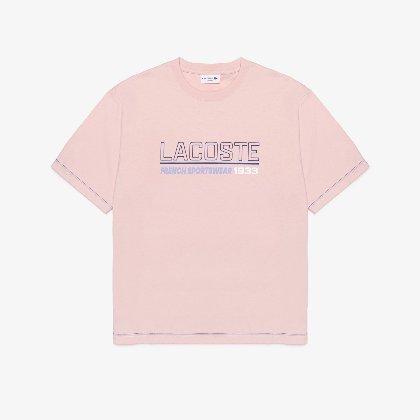 Camiseta De Manga Corta Holgada Para Hombre En Jersey De Algodón