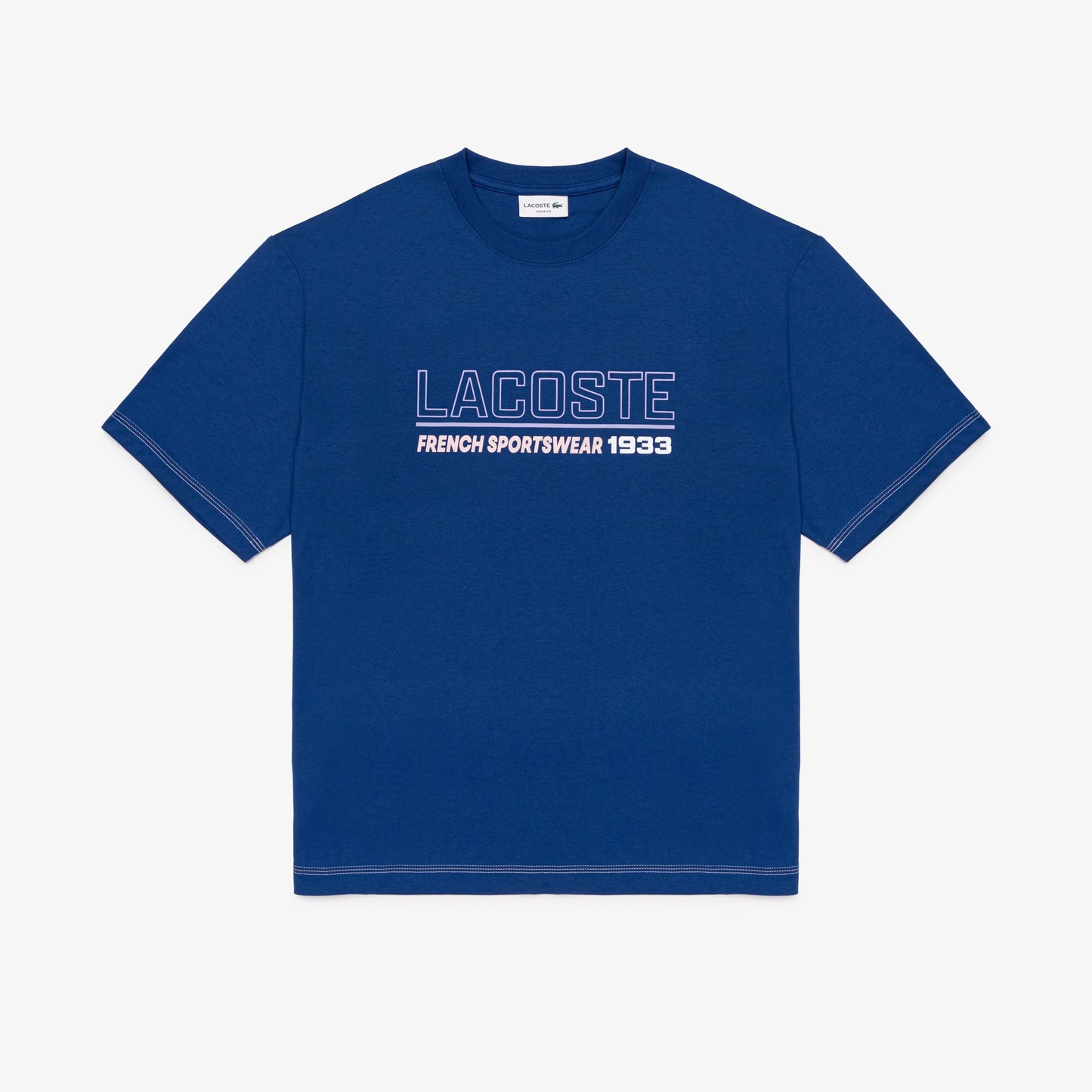 Camiseta De Manga Corta Holgada Para Hombre En Jersey De Algodón