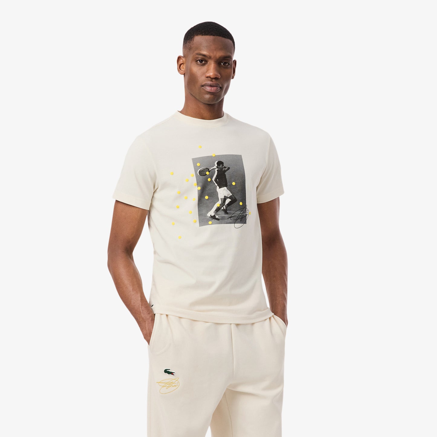 Camiseta Gráfica Lacoste Tennis X Novak Djokovic