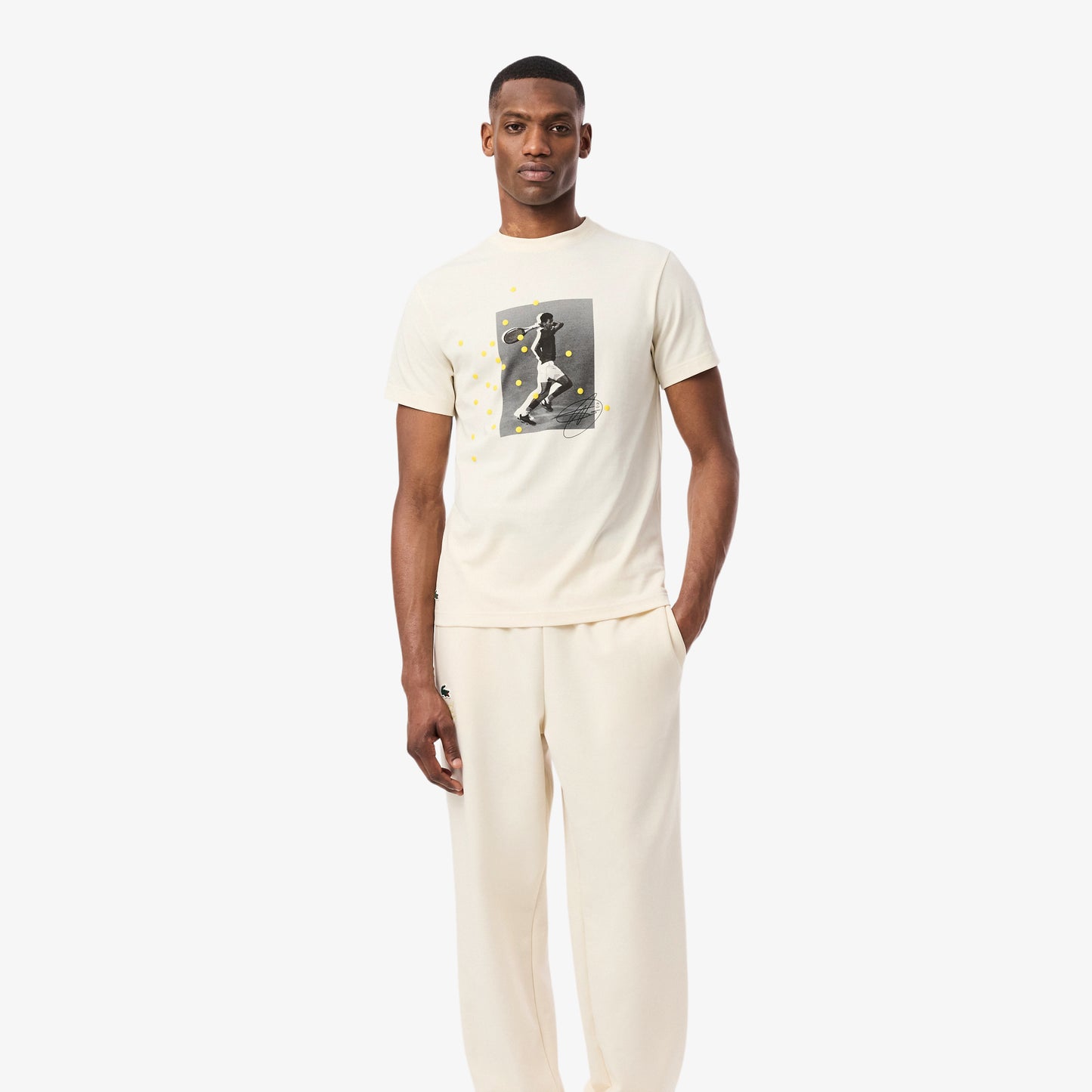 Camiseta Gráfica Lacoste Tennis X Novak Djokovic