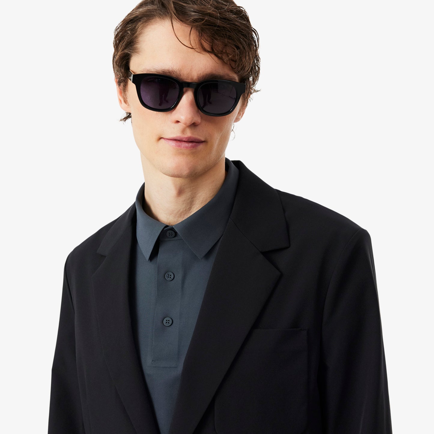 Blazer Elástico De Sarga