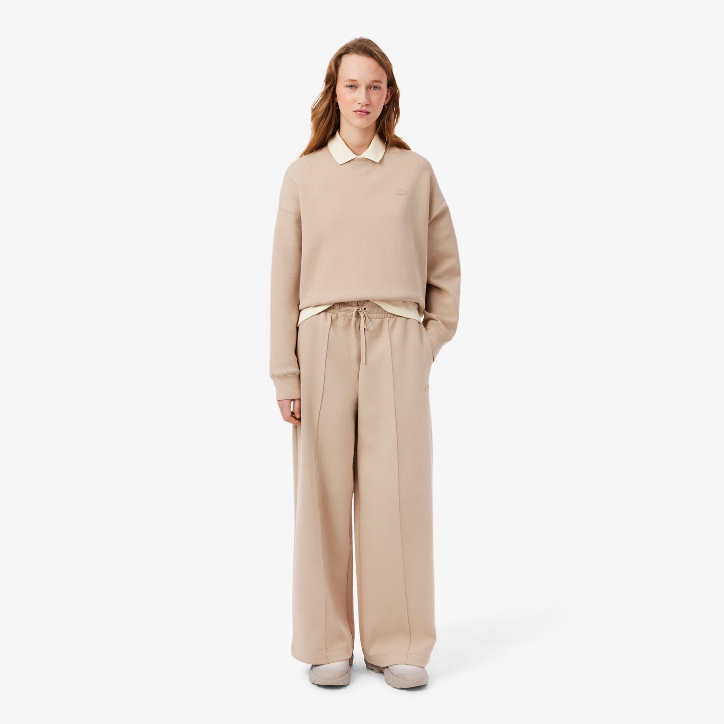 Pantalón De Chándal De Corte Amplio De Punto Jersey