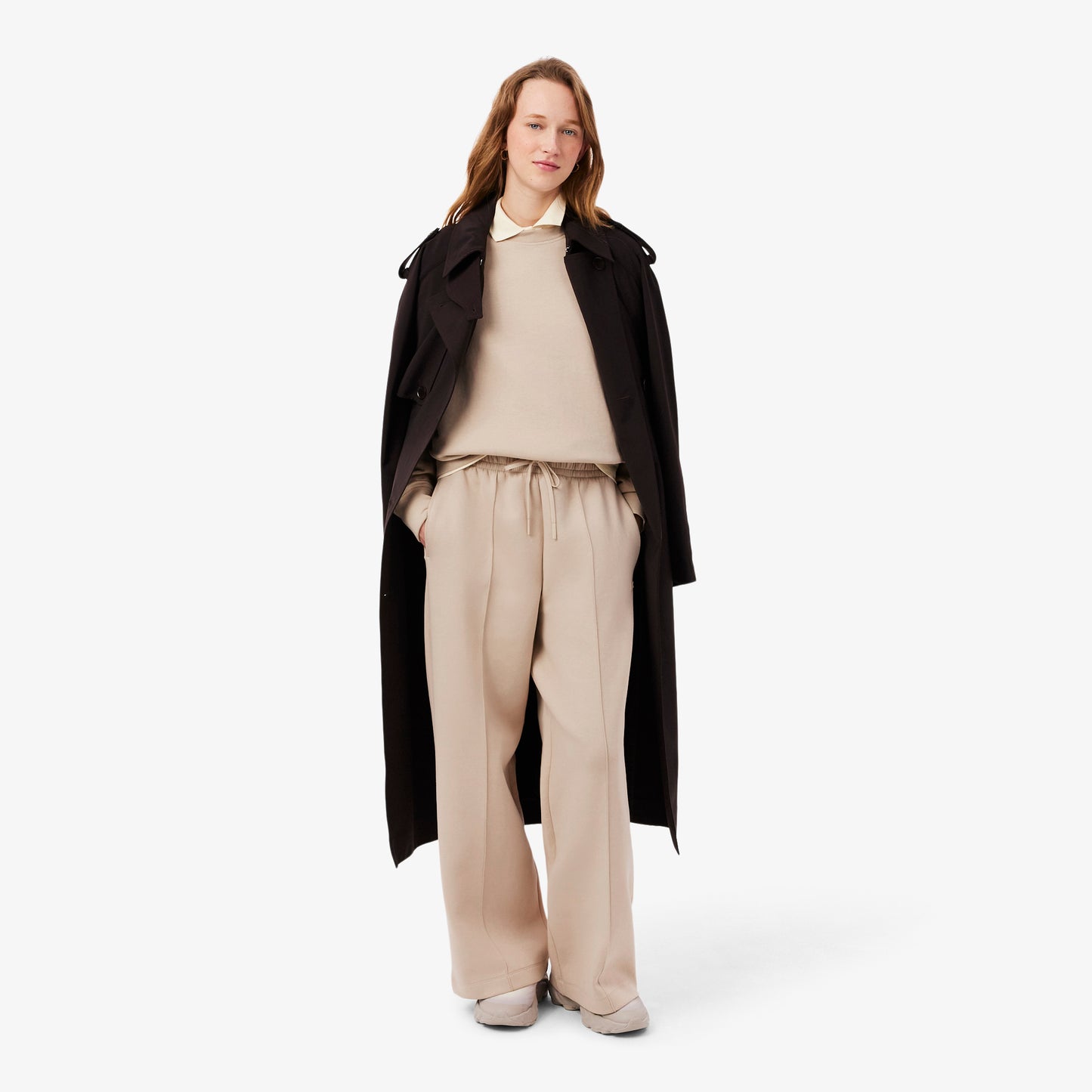 Pantalón De Chándal De Corte Amplio De Punto Jersey
