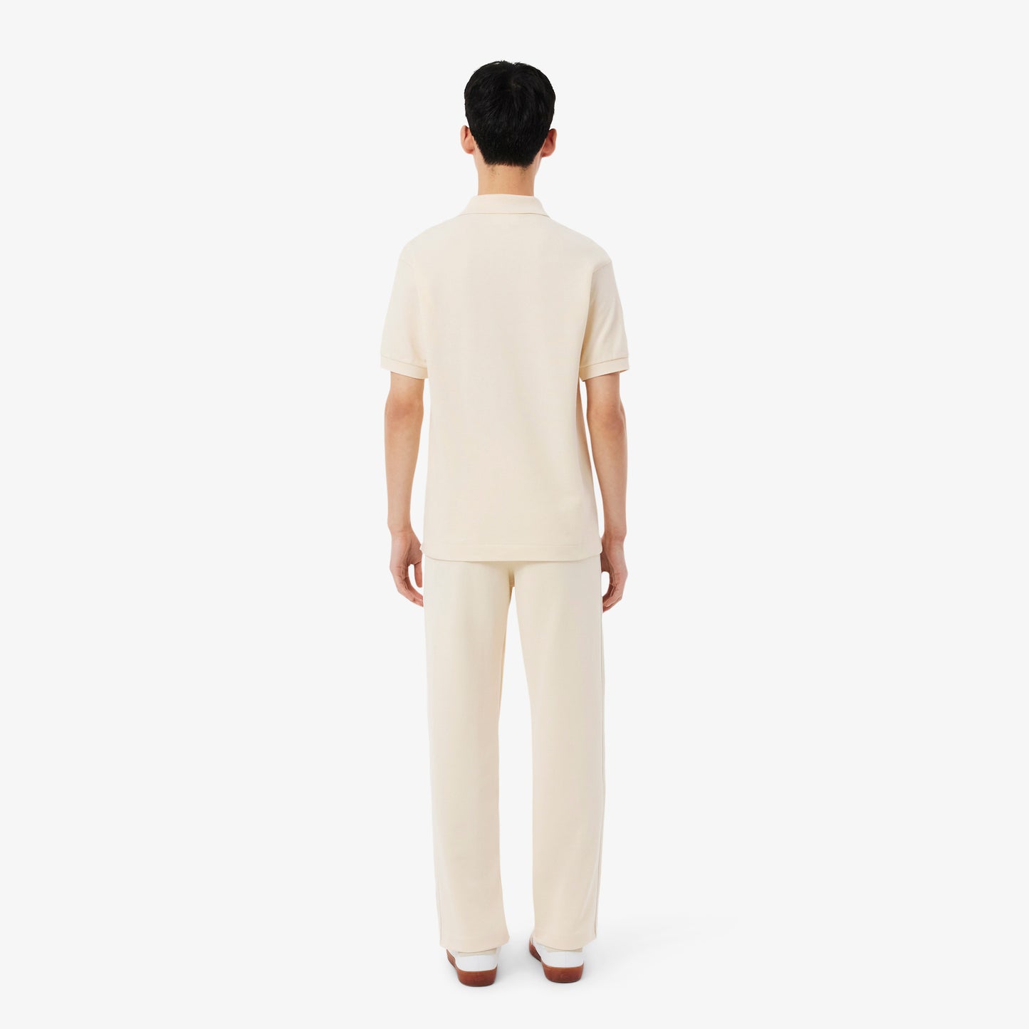 Pantalón De Chándal De Piqué Con Ribete En Contraste