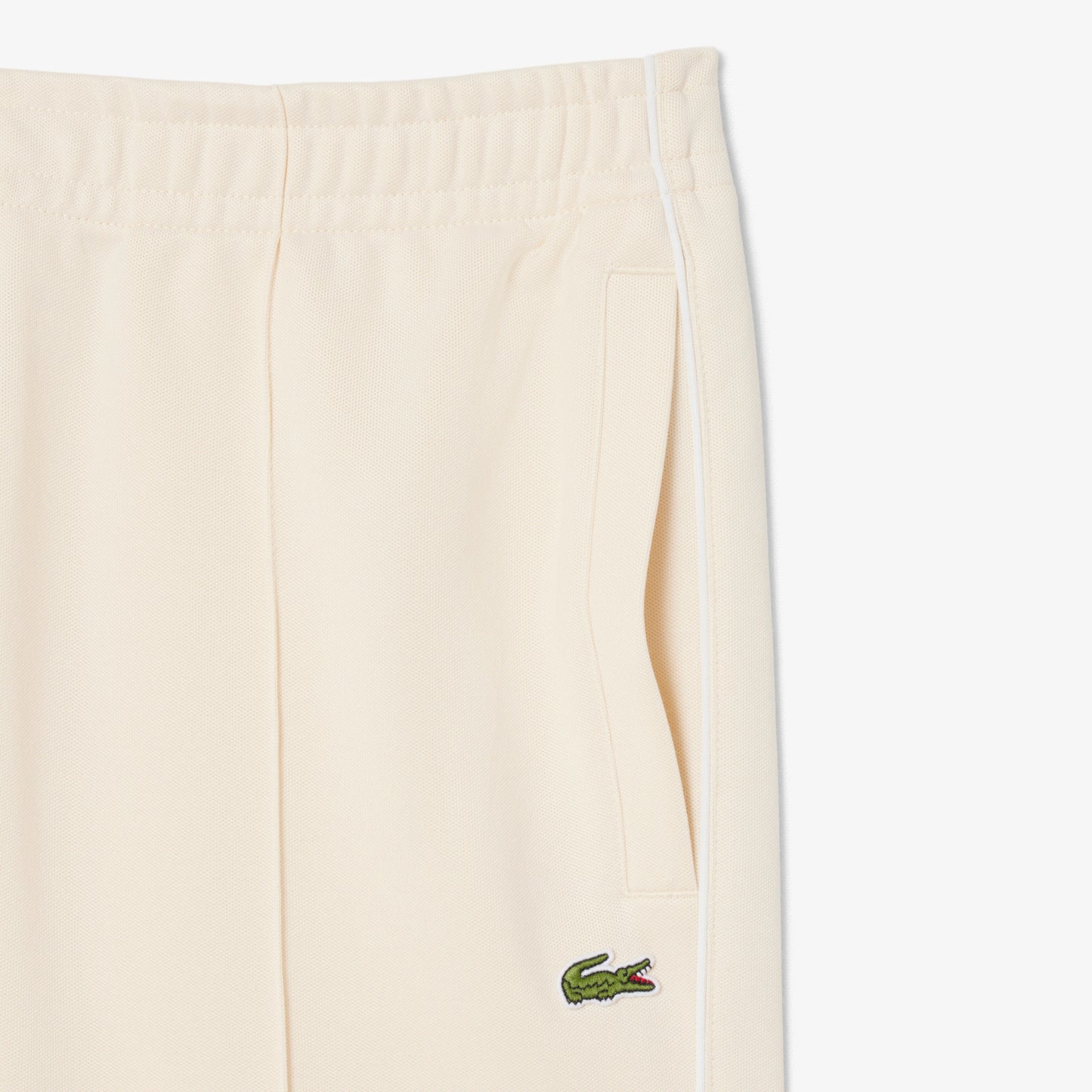 Pantalón De Chándal De Piqué Con Ribete En Contraste