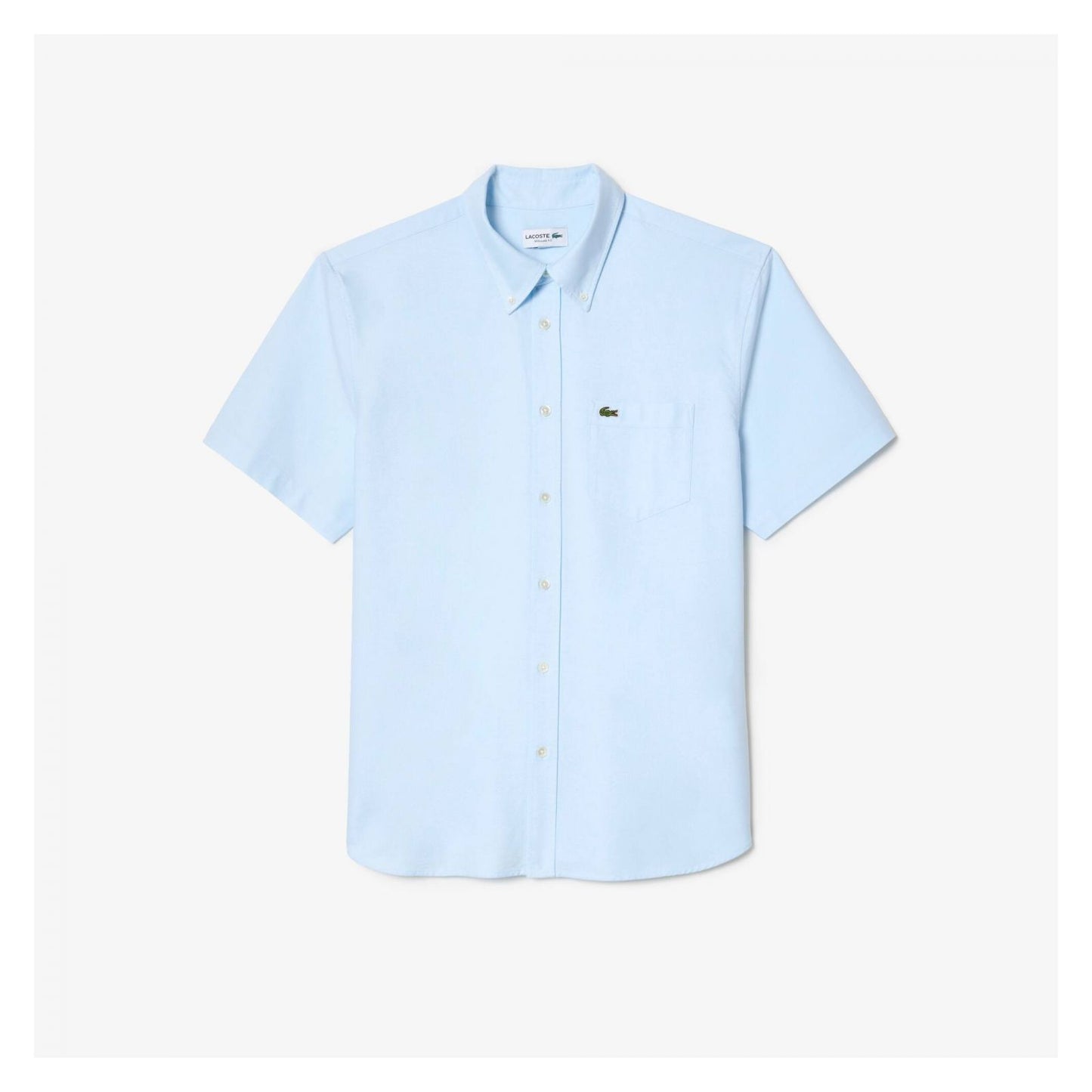 Camisa Oxford Manga Corta Fit Regular