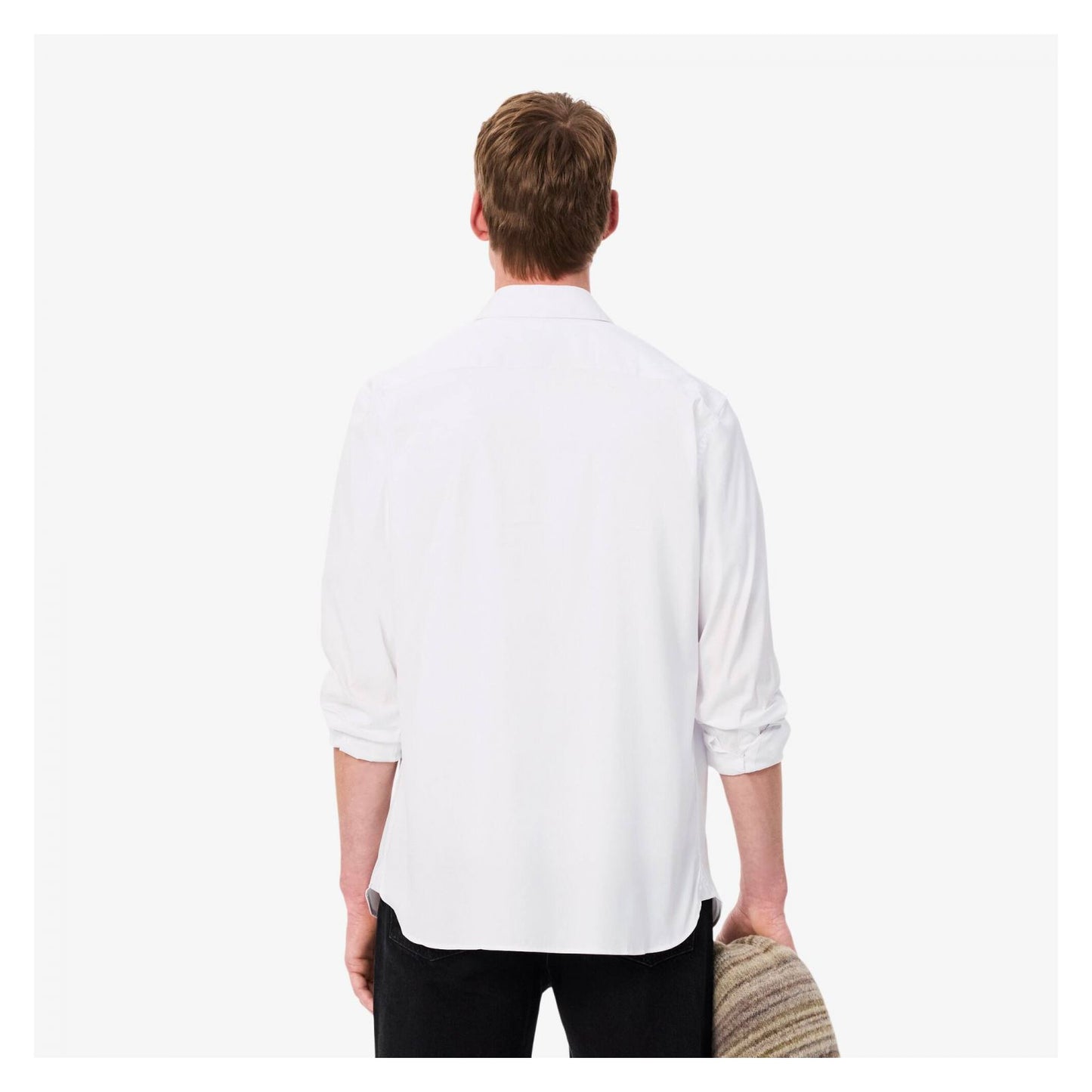Camisa De Poplin Elastizada Slim Fit