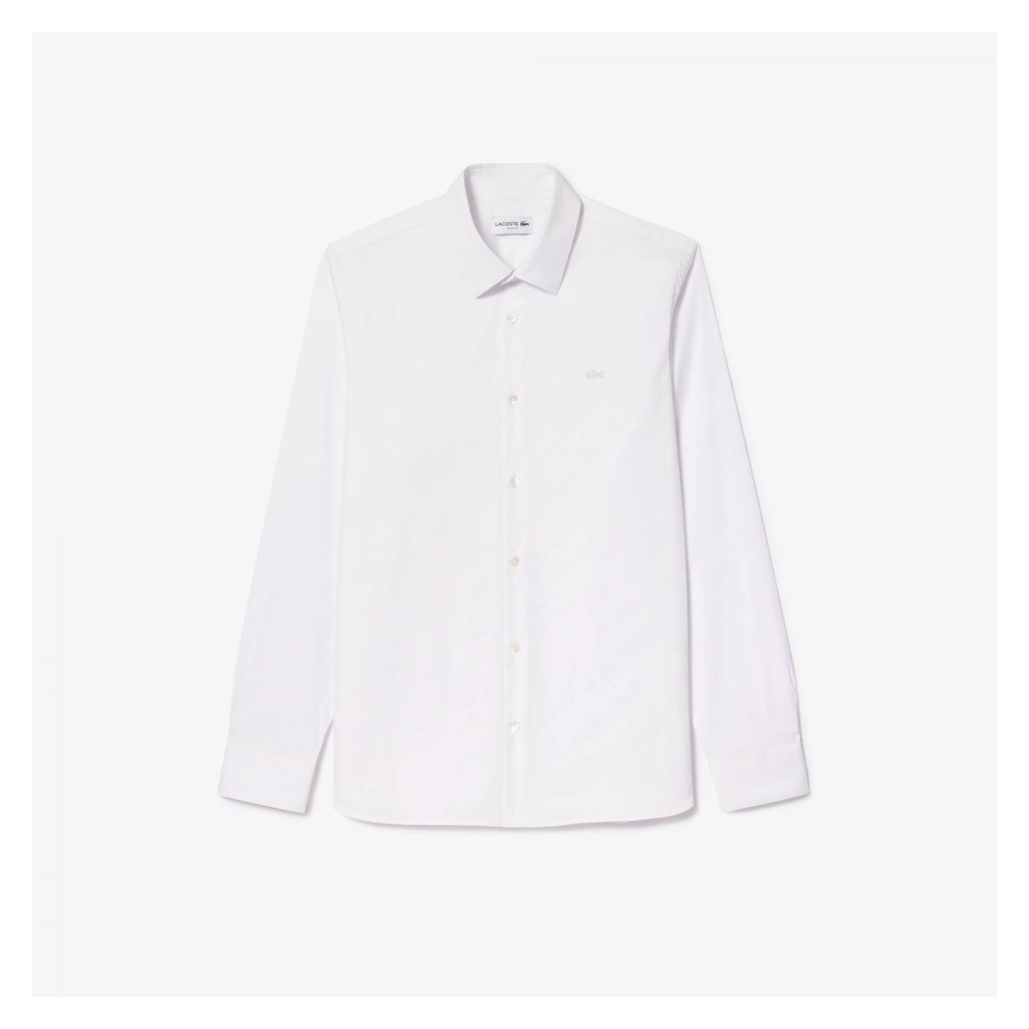 Camisa De Poplin Elastizada Slim Fit